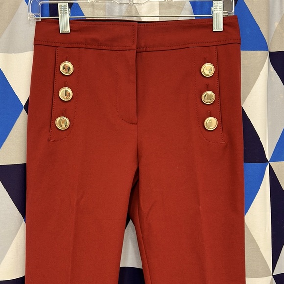 NWT Derek Lam Women's Robyn Flared Cropped Pants - Picture 6 of 8